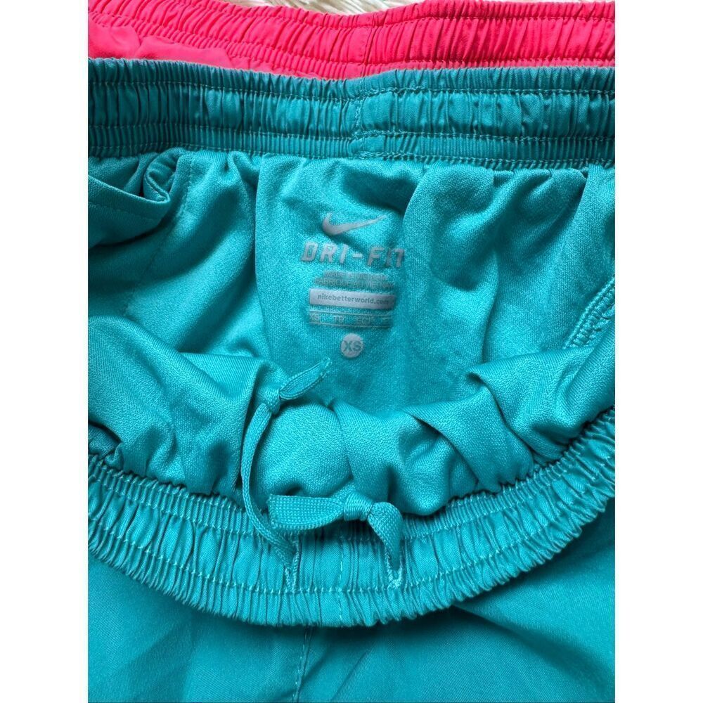2 piece Women’s Hot Pink and Neon Green Athletic Shorts Size Extra Small and Sma - Picture 4 of 11